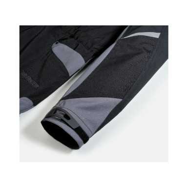 Tuta da lavoro multitasche in T/C canvas 280 g, inserti in Cordura e Reflex 3M scotchlite, nero/grigio art. 7825