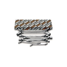 CHIAVI A BUSSOLA POLIGONALE SNODATE DOPPIE CROMATE BETA MM 30X32 ART.80