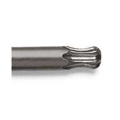 CHIAVI MASCHIO PIEGATE CON ESTREMITA' SFERICA PER VITI CON IMPRONTA TORX® T15 BRUNITE ART. 97BTX   