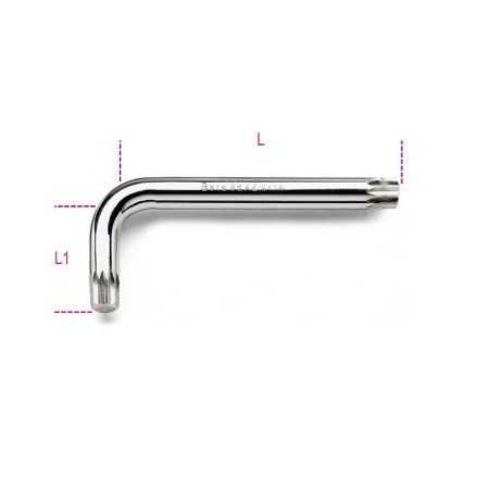 CHIAVI MASCHIO PIEGATE A PROFILO XZN® CROMATE M14 ART. 98XZN   
