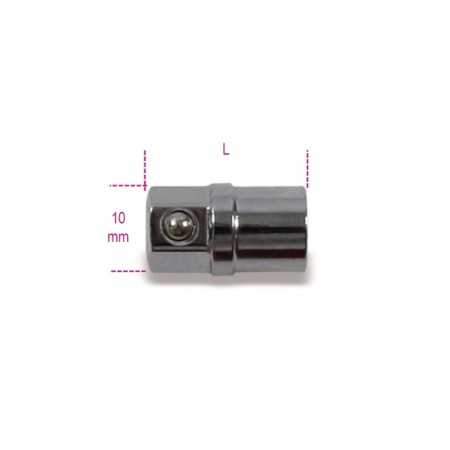 ADATTATORE PORTAINSERTI 1/4" PER CHIAVI A CRICCHETTO 10MM ART. 123E1/4   