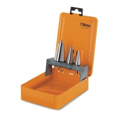 SERIE DI 3 PUNTE CONICHE IN CASSETTA METALLICA ART. 424/SP3   