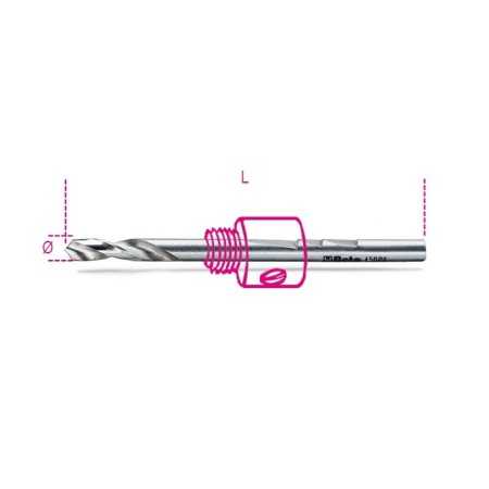PUNTA PER CENTRARE IN ACCIAIO HHS PER ALBERI 450AL/1 ART. 450PA/1   