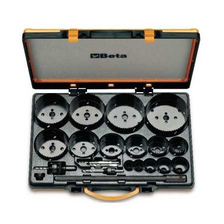 ASSORTIMENTO DI 15 SEGHE A TAZZA ED ACCESSORI PER USO INDUSTRIALE ART. 450/C21   