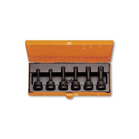 SERIE DI 6 CHIAVI A BUSSOLA MASCHIO MACCHINA PER VITI CON IMPRONTA TORX® ART. 720TX/C6