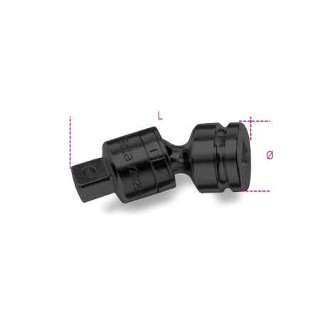 SNODO MACCHINA CON ATTACCHI QUADRI MASCHIO E FEMMINA 3/4" FOSFATOTA ART. 728/25   