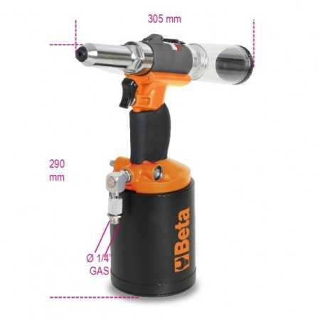 RIVETTATRICE PNEUMATICA ASPIRAZIONE AUTOMATICA 7.8MM BETA 1946C 7.8