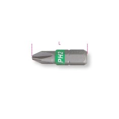 INSERTI COLORATI PER AVVITATORI PER VITI CON IMPRONTA A CROCE PHILIPS® PH 2 ART. 860PH   