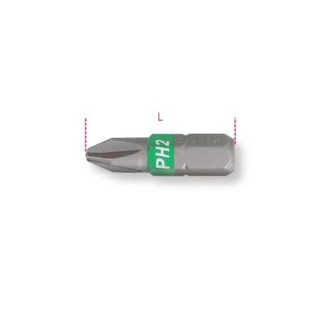 INSERTI COLORATI PER AVVITATORI PER VITI CON IMPRONTA A CROCE PHILIPS® PH 2 ART. 860PH   