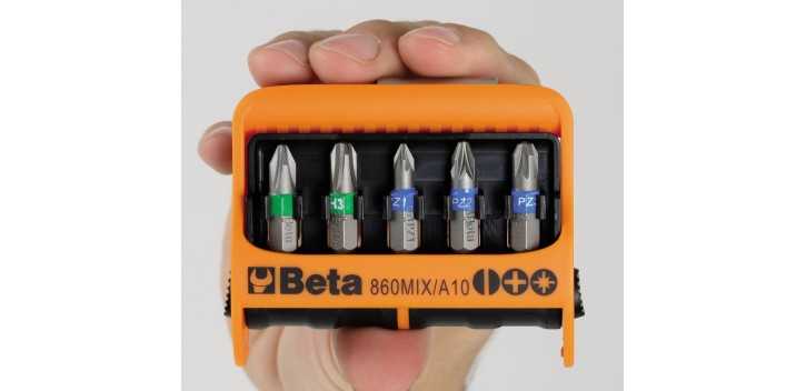 SERIE DI 10 INSERTI CON PORTAINSERTI MAGNETICO IN ASTUCCIO TASCABILE ART. 860TX/A10   