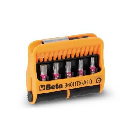 SERIE DI 10 INSERTI CON PORTAINSERTI MAGNETICO IN ASTUCCIO TASCABILE ART. 860RTX/A10   