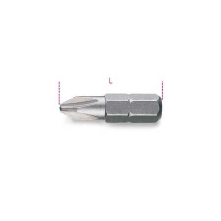 INSERTI PER AVVITATORI PER VITI CON IMPRONTA A CROCE PHILIPS® 1/4 L MM 25 PH 2 ART. 861PH   
