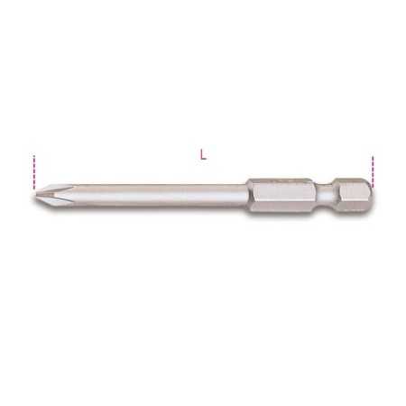 INSERTI PER AVVITATORI PER VITI CON IMPRONTA A CROCE PHILIPS® 1/4 L mm 70 PH 3 MODELLO LUNGO ART. 862PH/L   