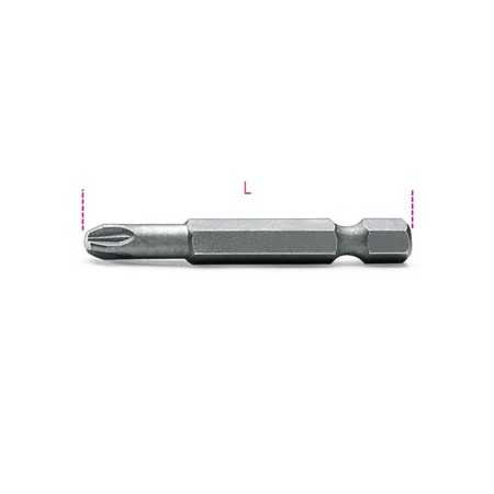 INSERTI PER AVVITATORI PER VITI CON IMPRONTA A CROCE POZIDRIV®-SUPADRIV ® 1/4 L mm 50 PZ 1 ART. 862PZ   