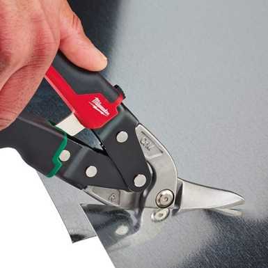 CESOIA A DOPPIA LEVA A LAME INCLINATE MILWAUKEE A 45° TAGLIO DX