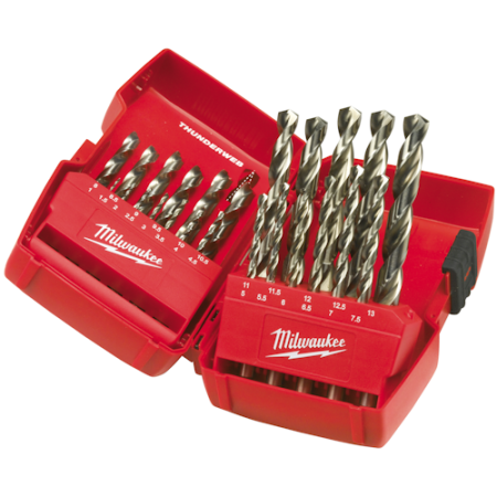 CASSETTA PUNTE METALLO THUNDERWEB HSS-G 1-13 MM 25 PZ