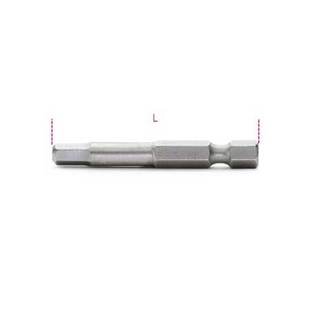INSERTI MASCHIO ESAGONALE PER AVVITATORI 1/4 MM 5 ART. 862PE   