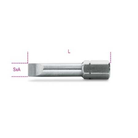 INSERTI PER AVVITATORI PER VITI A TESTA CON INTAGLIO 5/16 SxA MM 1,6x8 L MM 41 ART. 866LP   