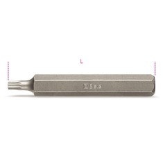 INSERTI ESAGONALE A PROFILO XZN® MODELLO LUNGO M12  L MM 75 ART. 867XZN/L   