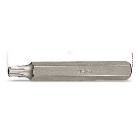INSERTI PER VITI CON IMPRONTA TAMPER RESISTANT TORX® MODELLO LUNGO T25 L MM 75 ART. 867RTX/L   