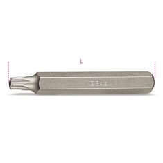 INSERTI PER VITI CON IMPRONTA TAMPER RESISTANT TORX® MODELLO LUNGO T50 L MM 75 ART. 867RTX/L   