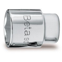 CHIAVI A BUSSOLA A MANO CON ATTACCO QUADRO FEMMINA 1/4" BOCCA ESAGONALE CROMATE MM 5 ART. 900   