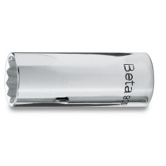 CHIAVI A BUSSOLA A MANO CON ATTACCO QUADRO FEMMINA 1/4" TIPO LUNGO BOCCA  POLIGONALE CROMATE 1/4 ART. 900AS/MBL   