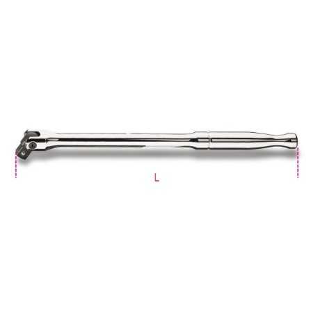 QUADRO MASCHIO 1/4" SNODATO CON IMPUGNATURA IN METALLO ART. 900M/35   