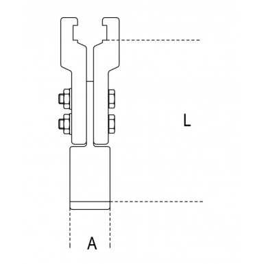 COPPIE DI GRIFFE SOTTILI PER ESTRATTORI 1501 ART. 1501G/2   
