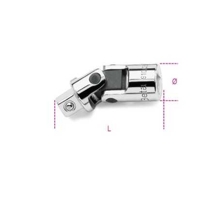 SNODO CON ATTACCHI QUADRO MASCHIO E FEMMINA 3/8" CROMATO ART. 910/25   