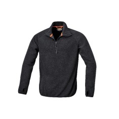 MICROPILE ZIP CORTA NERO 7635N