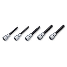 SERIE DI 5 CHIAVI A BUSSOLA MASCHIO PER VITI CON IMPRONTA XZN® CON ATTACCO QUADRO FEMMINA 1/2" ART. 920XZN/LS5   