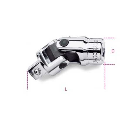 SNODO CON ATTACCHI QUADRI MASCHIO E FEMMINA 1/2" CROMATO  ART. 920/25