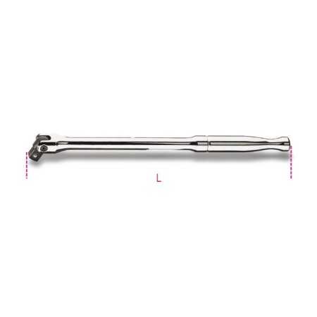 QUADRO MASCHIO 1/2" SNODATO CON IMPUGNATURA IN METALLO CROMATO ART. 920M/35   
