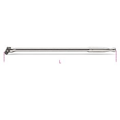 QUADRO MASCHIO 1/2" SNODATO CON IMPUGNATURA IN METALLO TIPO LUNGO CROMATO ART. 920M/35L   