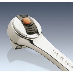 CRICCHETTO REVERSIBILE CON ATTACCO QUADRO MASCHIO 1/2" "LOCKING SYSTEM" CROMATO ART. 920/55LC    2