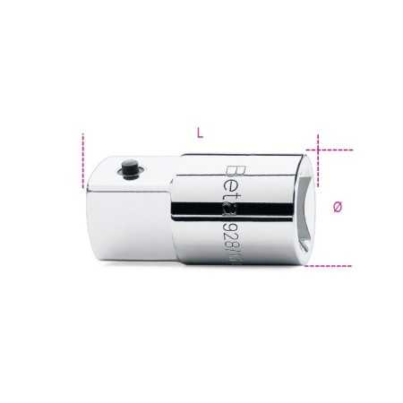 RACCORDO CON ATTACCO QUADRO FEMMINA 3/4" E MASCHIO 1" CROMATO ART. 928/16   