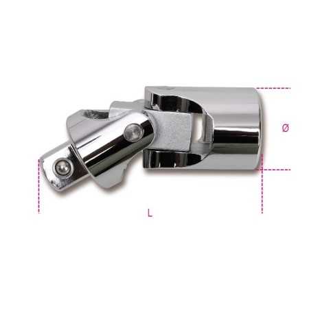 SNODO CON ATTACCHI QUADRI FEMMINA E MASCHIO 3/4" CROMATO ART. 928/25   
