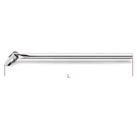 QUADRO MASCHIO 3/4" SNODATO CON IMPUGNATURA IN METALLO CROMATO ART. 928/36A   