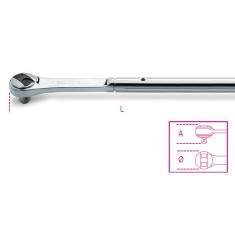 CRICCHETTO REVERSIBILE CON ATTACCO QUADRO MASCHIO 1" CROMATO ART. 929/55   