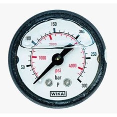 MANOMETRO 1/8M,D.40, 0-300BAR, ATTACCO POSTERIORE