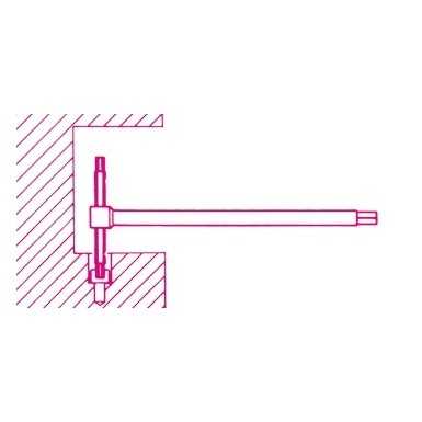 CHIAVI A T CON TRE ESTREMITA' MASCHIO PER VITI CON IMPRONTA TORX® T50 ART. 951TX   