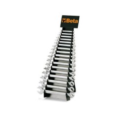 SERIE DI 17 CHIAVI COMBINATE SU SUPPORTO DA BANCO BETA 42/SP17