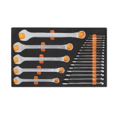 TERMOFORMATO MORBIDO CON 22 CHIAVI COMBINATE 6-36mm BETA M10