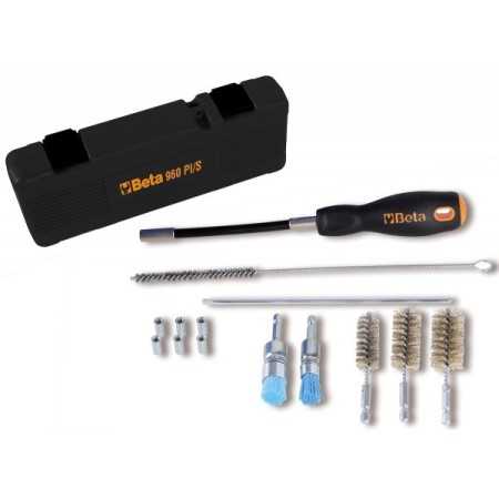 KIT SPAZZOLE PER PULIZIA SEDI INIETTORI BETA 960PI/S