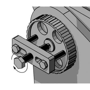 ESTRATTORE PER PULEGGE POMPA INIEZIONE. BETA 1529PI