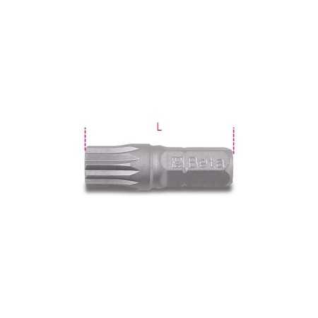 INSERTI PER AVVITATORI PER VITI CON IMPRONTA XZN® 1/4 M6 ART. 861XZN   