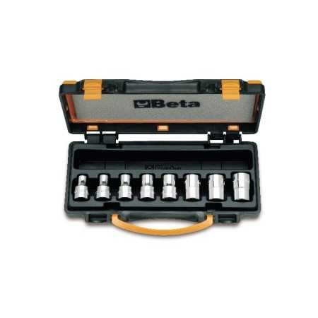 SERIE DI CHIAVI A BUSSOLA PER VITI CON PROFILO TORX® IN CASSETTA DI LAMIERA ART. 920FTX/C8   