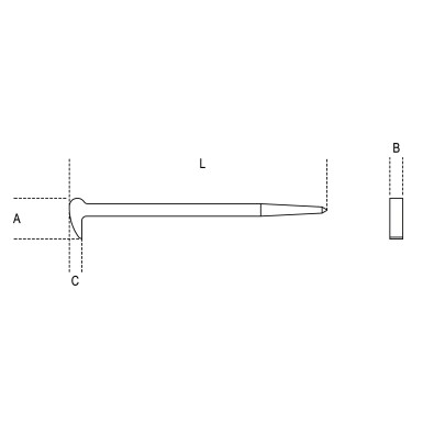 LEVA CON ESTREMITA' A PUNTA E A BECCO ART. 964