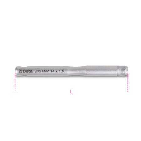 PERNI GUIDA MASCHIO PER MONTAGGIO RUOTE M16x1,50 ART. 985M